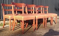8 plus one free spare Regency Oak wonderful  dining chairs 33½h 20w 20d 18hs _6.JPG